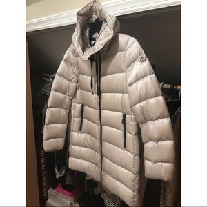 Moncler long down coat size 1